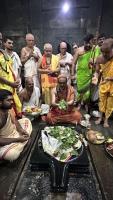 H.H. Shrimat Sadyojat Shankarashram  Swamiji's  visit to  Shri Mahabaleshwar Temple - Gokarna (21st June 2023)